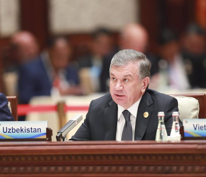 Archivo - El presidente de Uzbekistán, Shavkat Mirziyoyev 