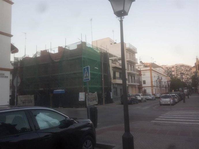 Imagen de una farola en el barrio de Retiro Obrero