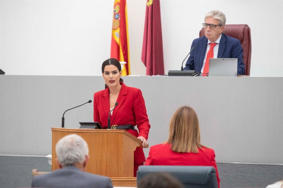 La portavoz del PP de la Región de Murcia, Miriam Guardiola