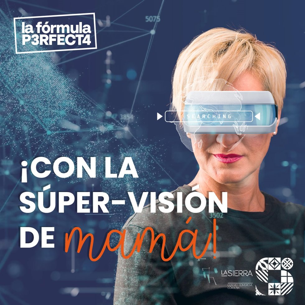 Cartel de la acción Con la super-visión de mamá.