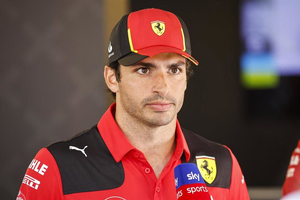 SAINZ Carlos (spa), Scuderia Ferrari SF-23, portrait during the Formula 1 Azerbaijan Grand Prix 2023, 4th round of the 2023 Formula One World Championship from April 28 to 30, 2023 on the Baku City Circuit, in Baku, Azerbaijan - Photo Xavi Bonilla / DPPI