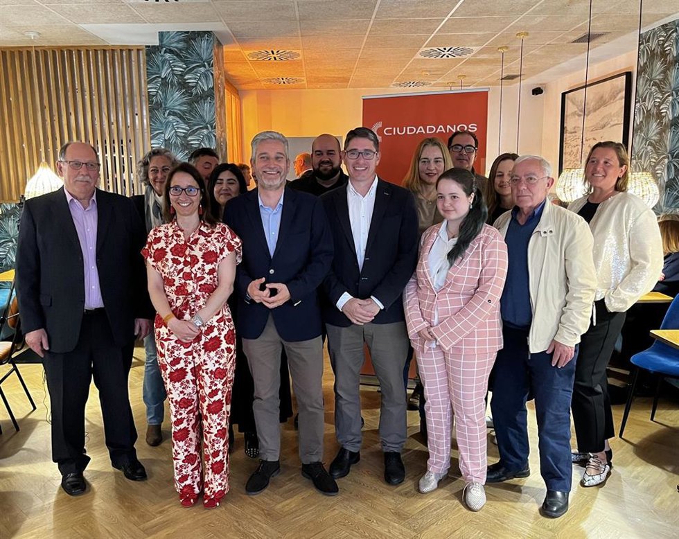 Integrantes de la candidatura de Cs en Santander