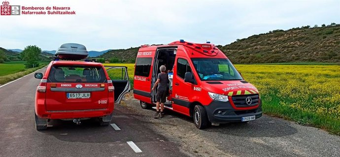 Rescate de una persona lesionada en Gallipienzo.