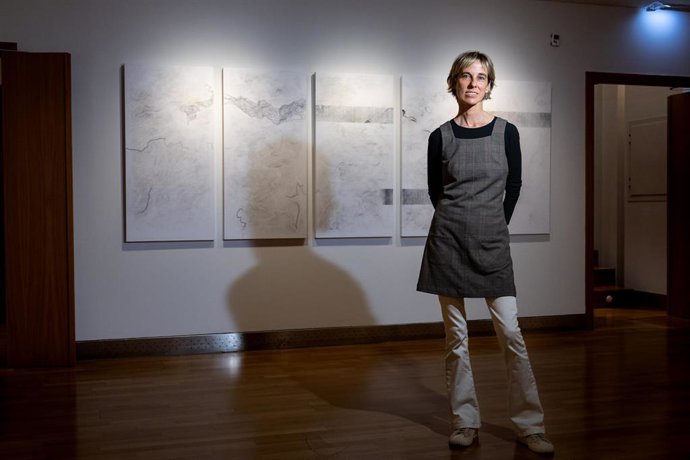 La sala de exposiciones del Museo Pablo Gargallo acoge la exposición de la pintora Natalia Laínez