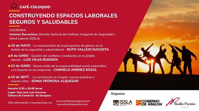 El ISSLA y Cámara de Comercio organizan cuatro encuentros formativos para lograr empresas más saludables.