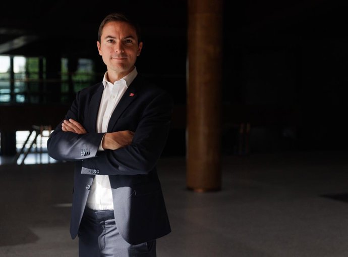 El candidato del PSOE a la Presidencia de la Comunidad de Madrid, Juan Lobato.