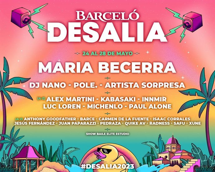 María Becerra, DJ Nano y Pole llegan dispuestos a revolucionar 'Desalia 2023'
