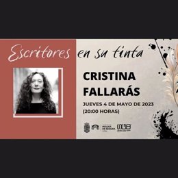 Cristina Fallarás clausura el próximo jueves 'Escritores en su tinta' en Molina de Segura