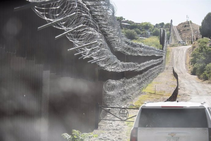 Archivo - Frontera entre México y Estados Unidos