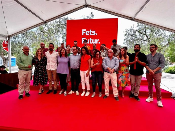 Armengol y Cladera arropan al alcalde de Marratxí y candidato a la reelección, Miquel Cabot, en la presentación de su candidatura