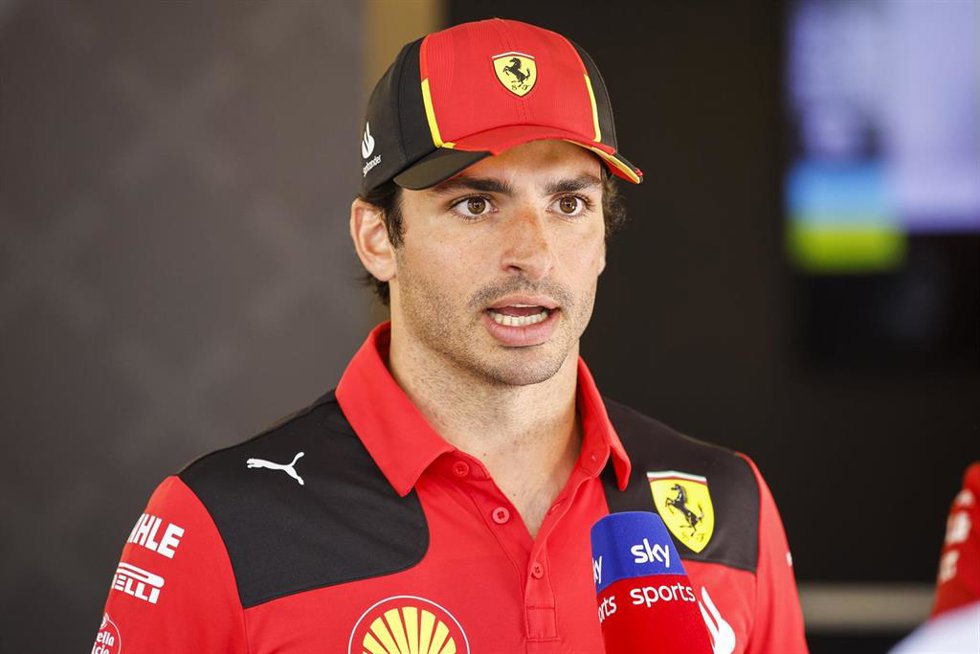 SAINZ Carlos (spa), Scuderia Ferrari SF-23, portrait during the Formula 1 Azerbaijan Grand Prix 2023, 4th round of the 2023 Formula One World Championship from April 28 to 30, 2023 on the Baku City Circuit, in Baku, Azerbaijan - Photo Xavi Bonilla / DPPI
