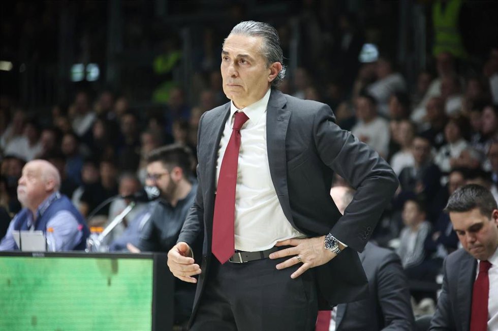 Archivo - Sergio Scariolo during the Turkish Airlines EuroLeague basketball match between Segafredo Virtus Bologna and Real Madrid on March 24, 2023 at Segafredo Arena in Bologna, Italy - Photo Michele Nucci / LiveMedia / DPPI