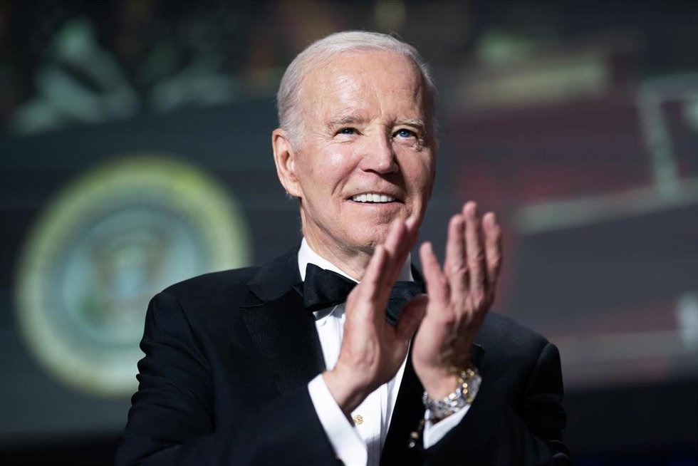 El presidente de Estados Unidos durante la Cena de Corresponsales de la Casa Blanca