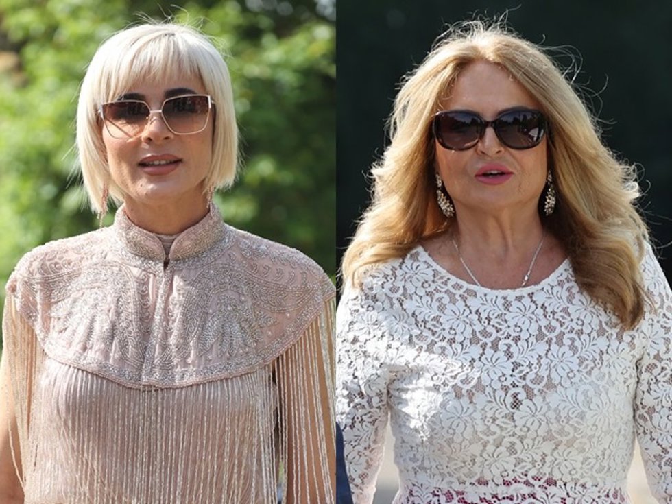ANA MARÍA ALDÓN Y MARI CARMEN ORTEGA EN LA COMUNIÓN DE JOSÉ MARÍA ORTEGA ALDÓN