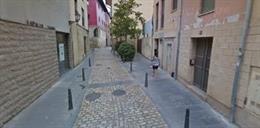 Archivo - Fachada del Espacio Lagares, en la calle Ruavieja de Logroño