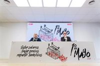 CCOO y UGT se manifiestan en más de 70 ciudades para exigir subidas salariales