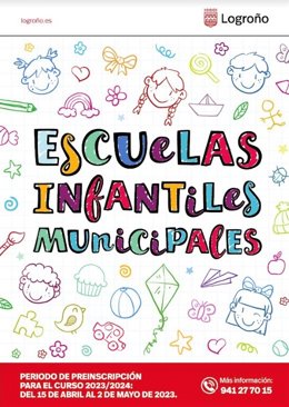 El próximo martes 2 de mayo acaba el plazo de inscripción para las cuatro Escuelas Infantiles Municipales de Logroño