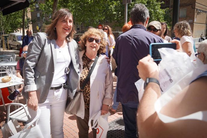La candidata del PSOE a la Alcaldía de Zaragoza, Lola Ranera.