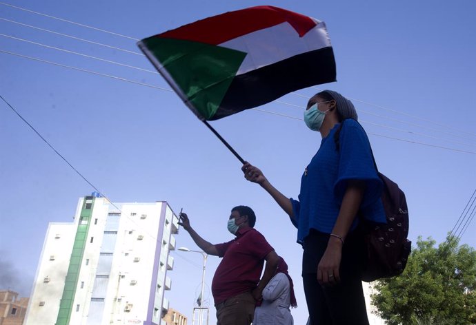 Archivo - Manifestación en Jartum, Sudán