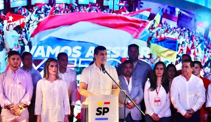 El presidente electo de Paraguay, Santiago Peña