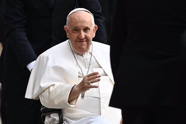 El Papa Francisco durante su visita a Hungría
