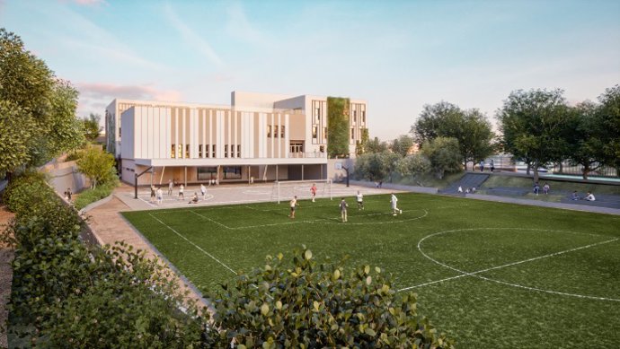 The English Montessori School (TEMS) ha presentado un proyecto de reubicación de sus instalaciones que tiene un concepto de 'escuela-bosque'