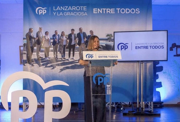 La presidenta del PP de Lanzarote y candidata al Parlamento de Canarias por la circunscripción insular, Astrid Pérez