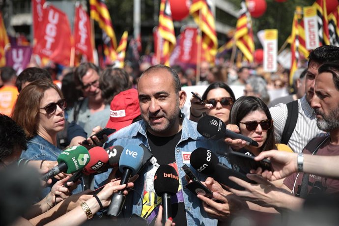 Pacheco en les seves declaracions abans de la manifestació