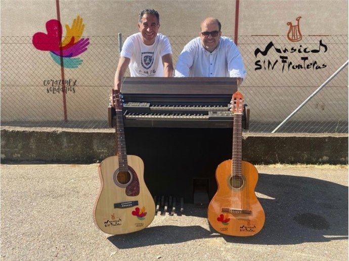 Músicos sin fronteras y Corazonex Solidarios ponen en marcha un banco de instrumentos musicales solidario con destino a los niños de los campamentos de refugiados de Siria.