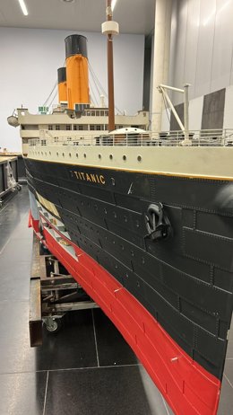 Maqueta de la muestra 'Titanic: The Reconstruction'
