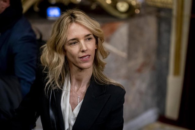 Cayetana Álvarez de Toledo durante una sesión plenaria en el Congreso de los Diputados