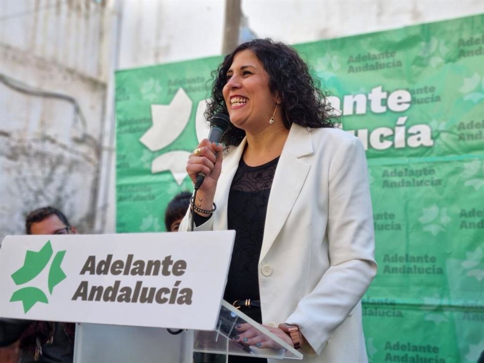 Archivo - Sandra Heredia, concejal y candidata de Adelante Andalucía a la Alcaldía de Sevilla, en una foto de archivo.