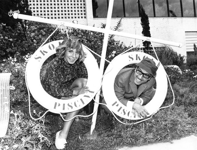 Fotografías archivo familiar de José Luis López Magerus, para la exposición de la Muestra de cine Ascaso 2022 "100 años de José Luis López Vázquez".