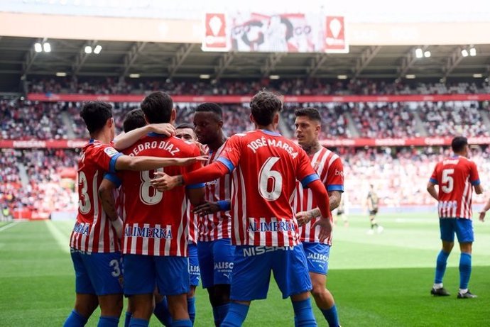 Jugadores del Real Sporting de Gijón