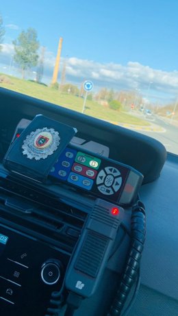 Vehículo de la Policía Municipal de Pamplona.