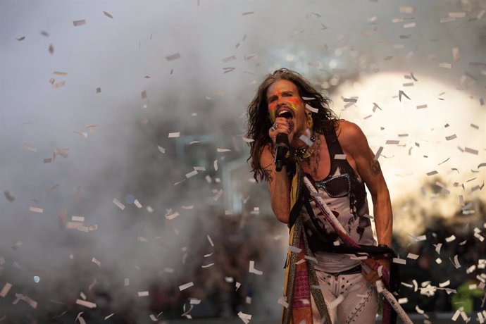 Archivo - Steven Tyler, legendario cantante de Aerosmith