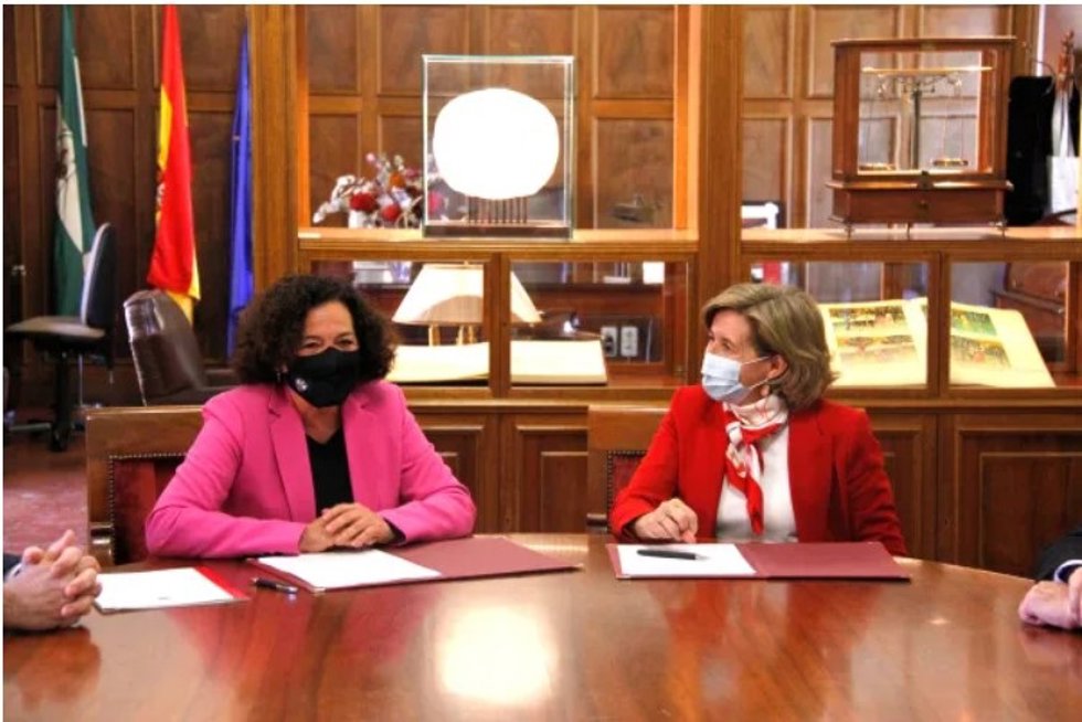 Firma del convenio el pasado año.