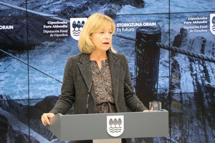 La portavoz de la Diputación de Gipuzkoa, Eider Mendoza