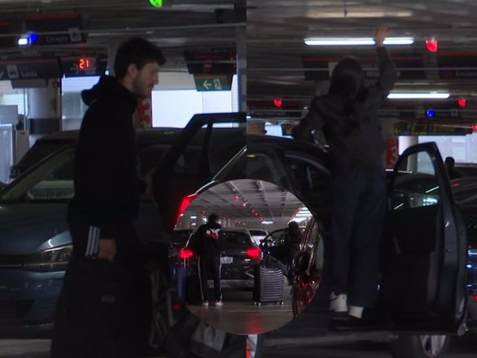 Aitana recibe a Sebastián Yatra en el aeropuerto