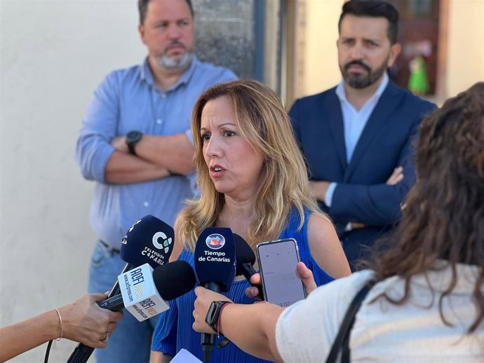 La candidata de CC a la Presidencia del Cabildo de Tenerife, Rosa Dávila