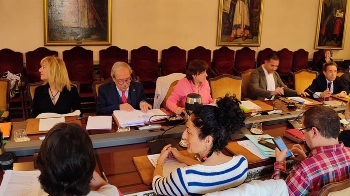 Miembros del Grupo Municipal Socialista en el Ayuntamieinto de Oviedo.