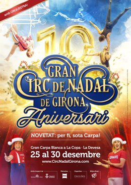 Cartel del Gran Circ de Nadal de Girona 2023