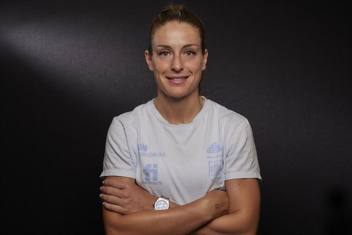 Archivo - Retrato de Alexia Putellas, la mejor jugadora del mundo en 2021 y que disputará este julio la Eurocopa de 2022 en Inglaterra.