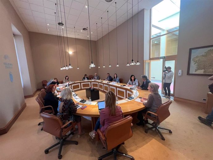 Reunión de la junta de portavoces del Parlamento de Galicia del 2 de mayo