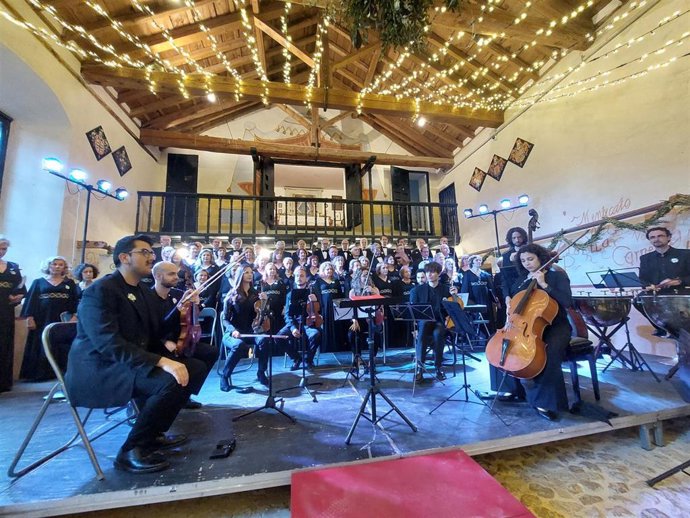 Un momento del concierto en el Esquileo de Cabanillas.