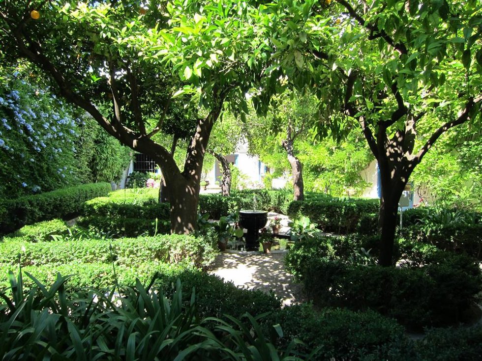 Archivo - Uno de los patios del Palacio de Viana.