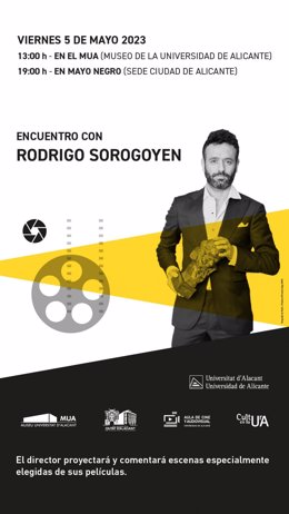 Sorogoyen imparte una charla sobre su cine y participa en un ciclo dedicado a sus películas en la Universidad de Alicante.