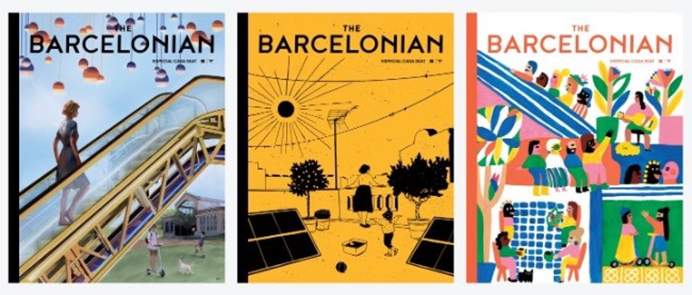 Algunas de las 30 ilustraciones que se expondrán en Casa Seat.