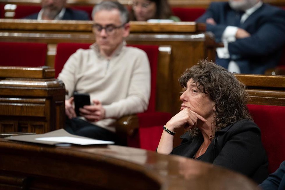 La consellera este martes en el Parlament