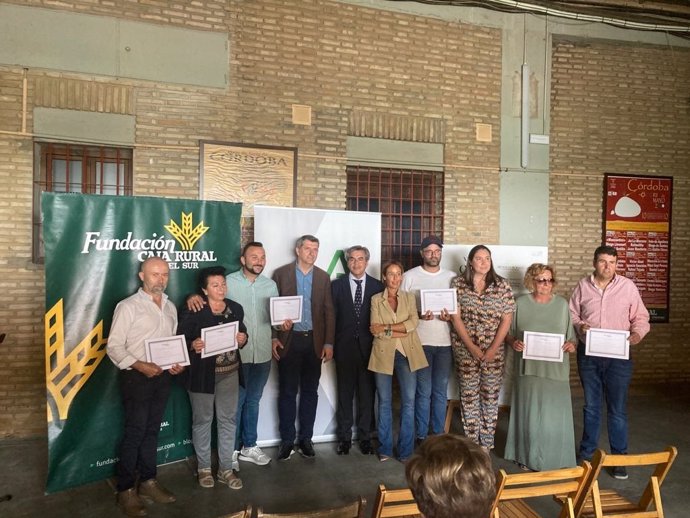 Entrega de los premios Mildiu 'Pedro Cabezuelo' de Fundación Caja Rural del Sur.